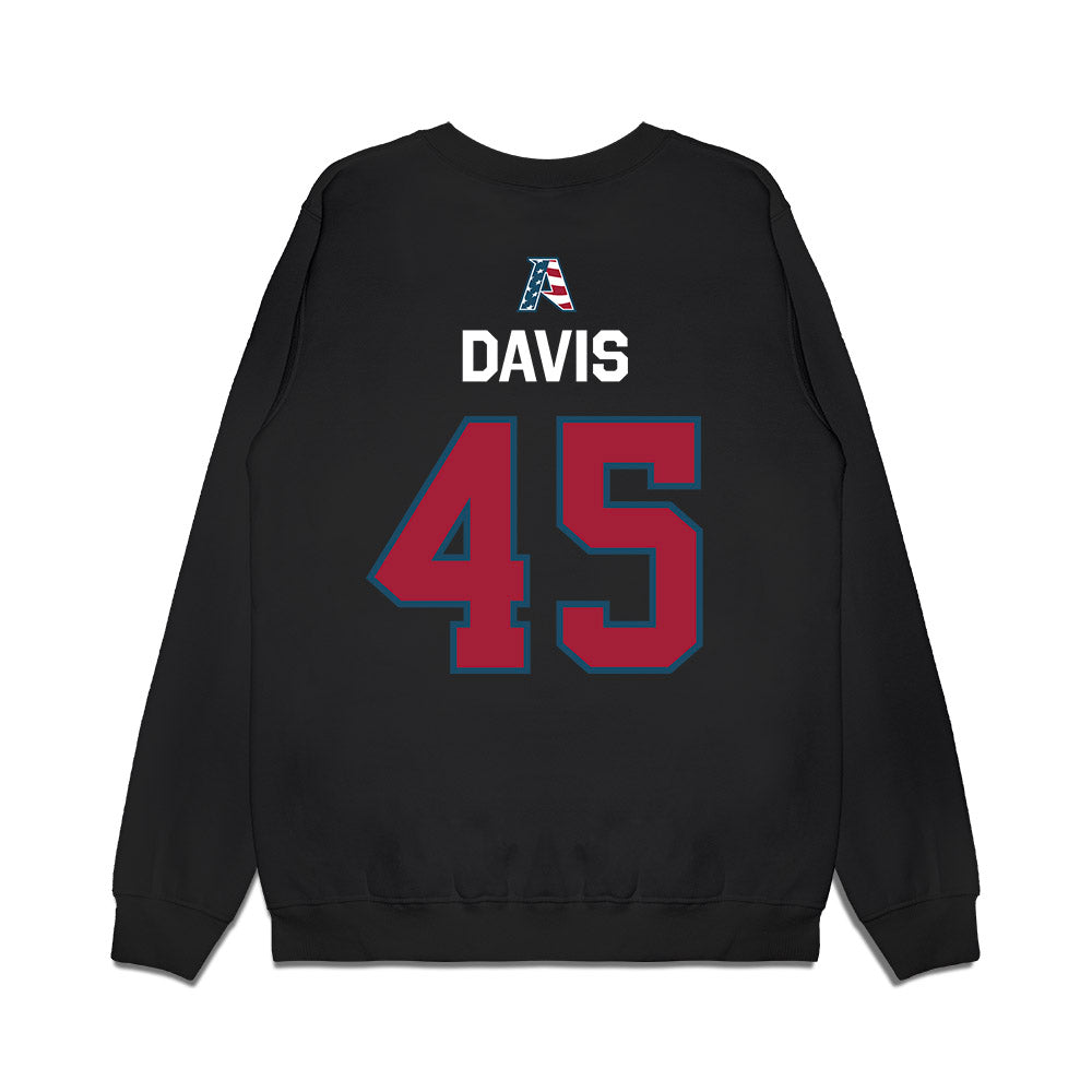 Arkansas - NCAA Football : Preston Davis - Patriotic Collection Premium Crewneck Sweatshirt-1