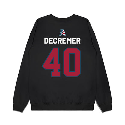 Arkansas - NCAA Baseball : James DeCremer - Patriotic Collection Premium Crewneck Sweatshirt-1