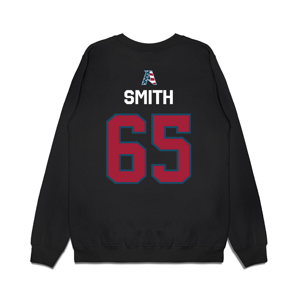 Arkansas - NCAA Football : Aaron Smith - Patriotic Collection Premium Crewneck Sweatshirt-1