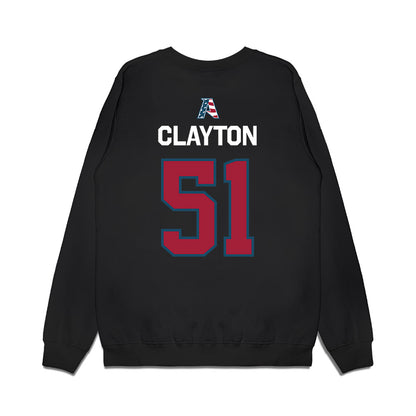 Arkansas - NCAA Football : Carey Clayton - Patriotic Collection Premium Crewneck Sweatshirt-1
