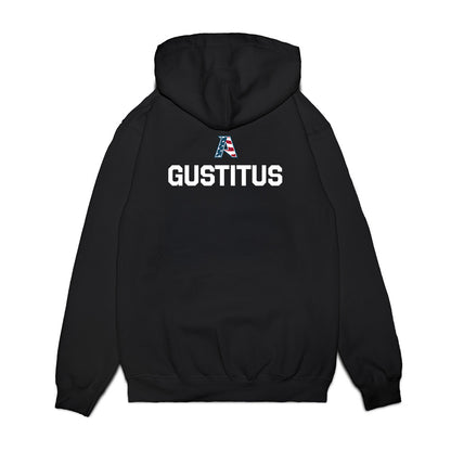 Arkansas - NCAA Women's Gymnastics : Madison Gustitus - Patriotic Collection Premium Hooded Sweatshirt-1