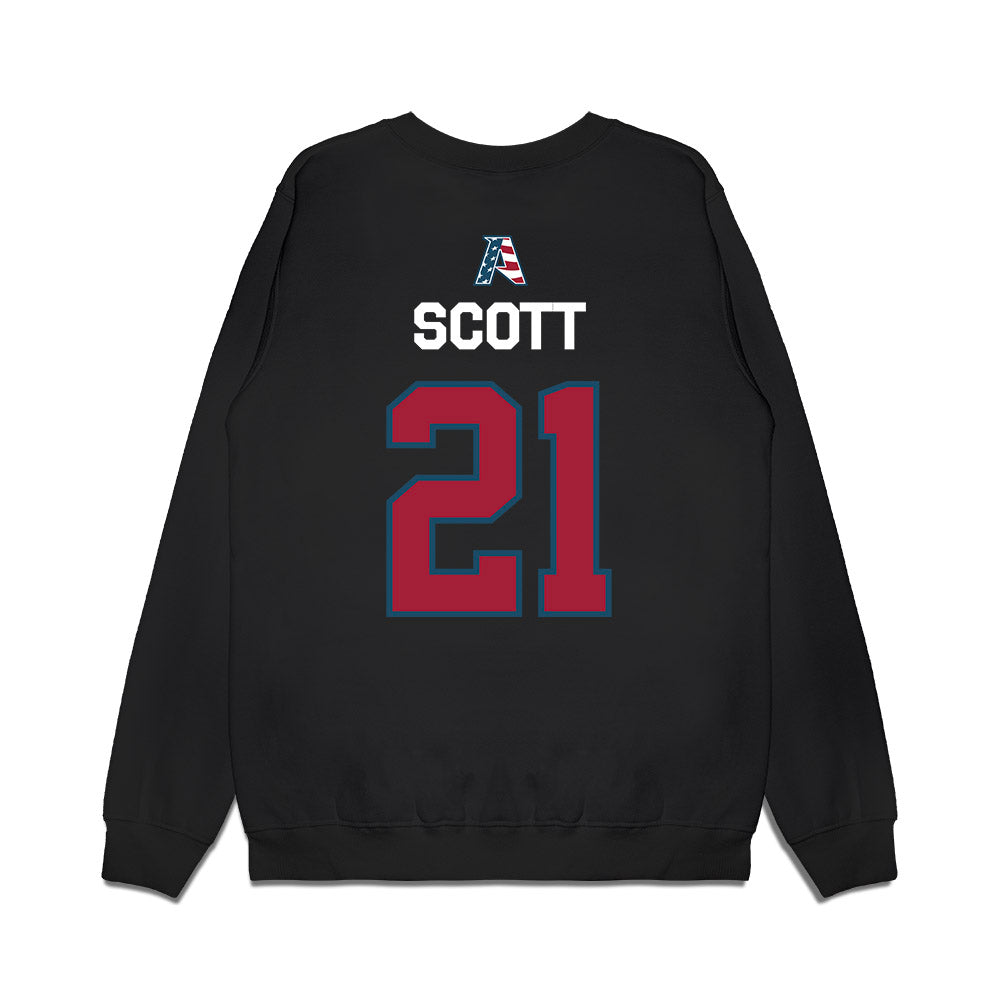 Arkansas - NCAA Football : Tyler Scott - Patriotic Collection Premium Crewneck Sweatshirt-1