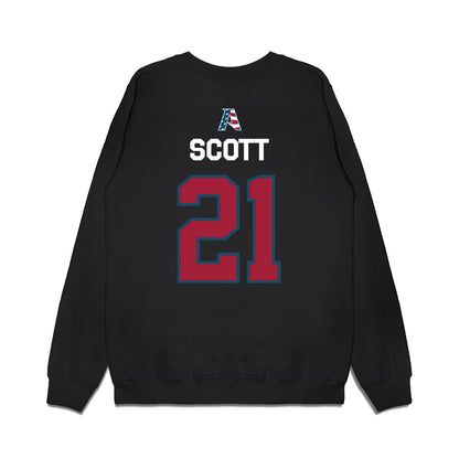 Arkansas - NCAA Football : Tyler Scott - Patriotic Collection Premium Crewneck Sweatshirt-1