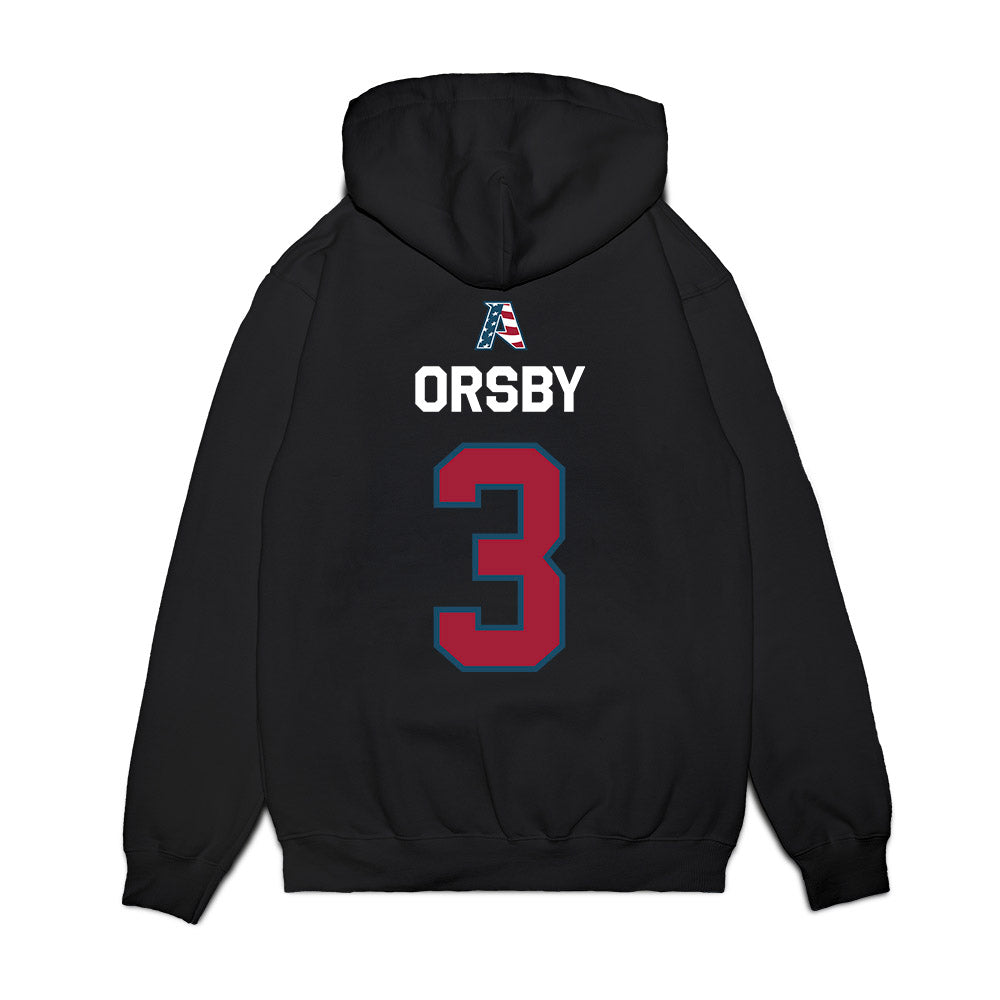 Arkansas - NCAA Women's Basketball : Allanah Orsby - Patriotic Collection Premium Hooded Sweatshirt-1