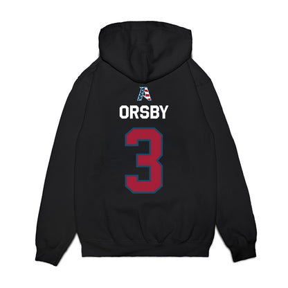 Arkansas - NCAA Women's Basketball : Allanah Orsby - Patriotic Collection Premium Hooded Sweatshirt-1