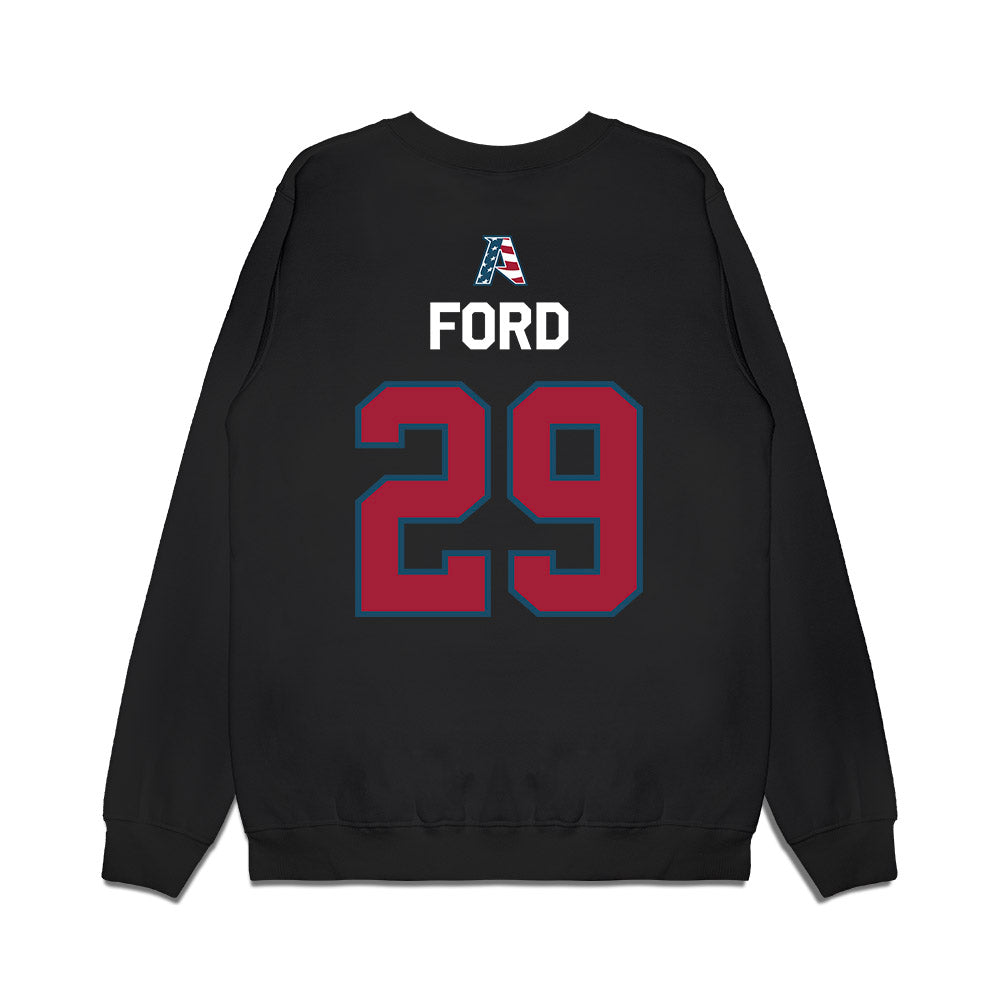 Arkansas - NCAA Football : Brandon Ford - Patriotic Collection Premium Crewneck Sweatshirt-1