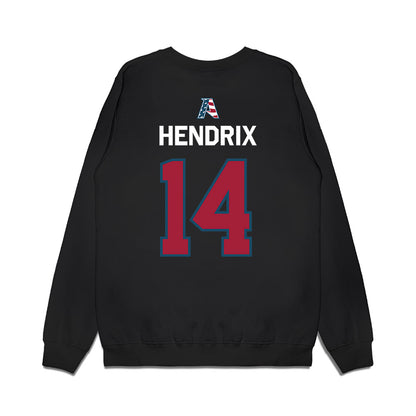 Arkansas - NCAA Football : Hank Hendrix - Patriotic Collection Premium Crewneck Sweatshirt-1