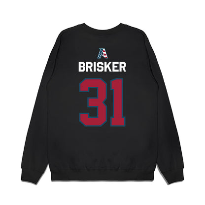 Arkansas - NCAA Football : Blake Brisker - Patriotic Collection Premium Crewneck Sweatshirt-1
