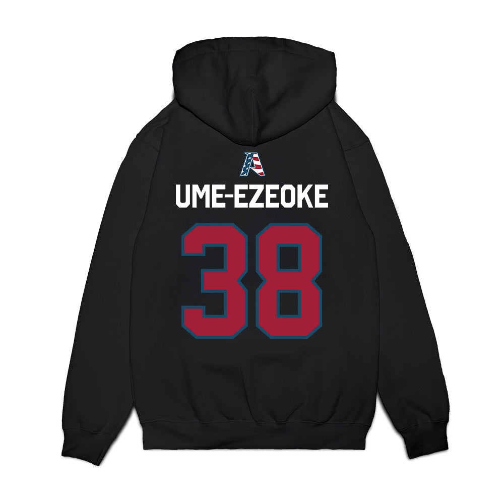 Arkansas - NCAA Football : Bradley Ume-Ezeoke - Patriotic Collection Premium Hooded Sweatshirt-1