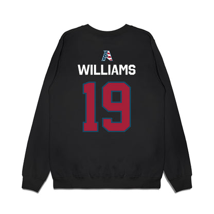 Arkansas - NCAA Football : Kyndrick Williams - Patriotic Collection Premium Crewneck Sweatshirt-1