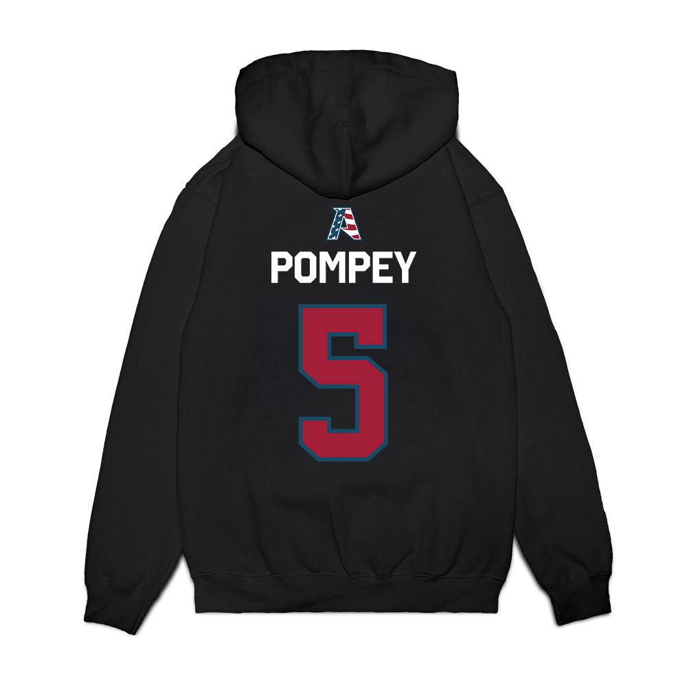 Arkansas - NCAA Baseball : TJ Pompey - Patriotic Collection Premium Hooded Sweatshirt-1