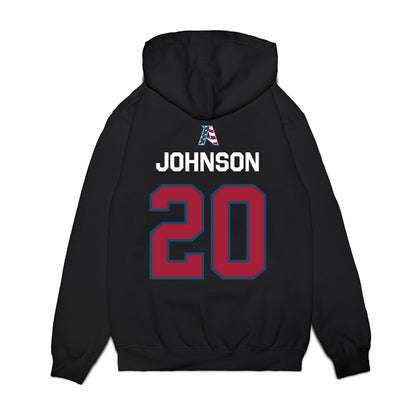 Arkansas - NCAA Football : Jahiem Johnson - Patriotic Collection Premium Hooded Sweatshirt-1