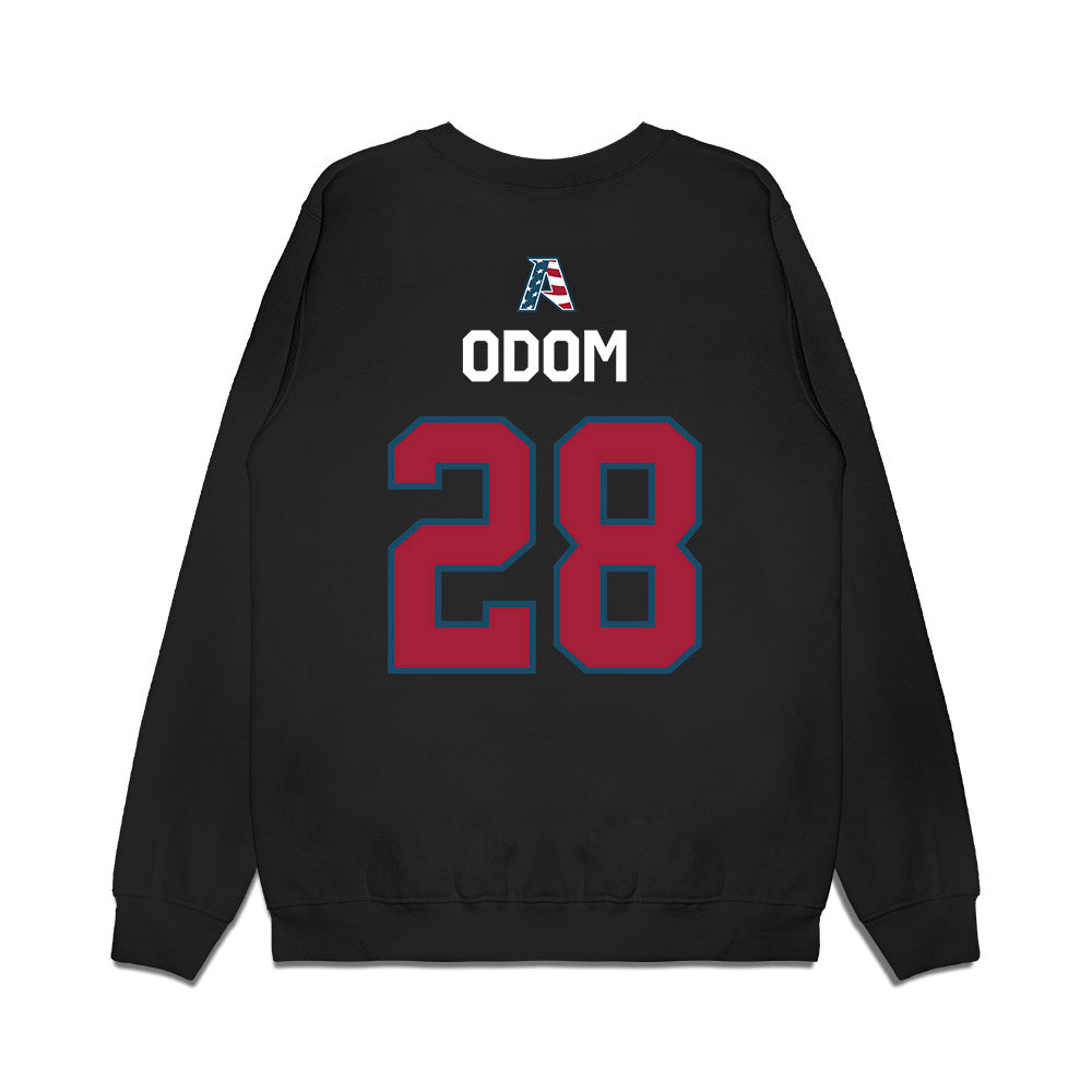 Arkansas - NCAA Football : Trajen Odom - Patriotic Collection Premium Crewneck Sweatshirt-1