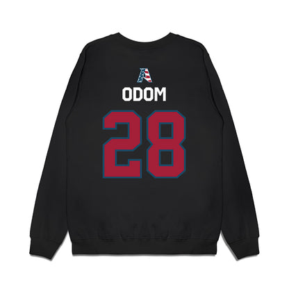 Arkansas - NCAA Football : Trajen Odom - Patriotic Collection Premium Crewneck Sweatshirt-1