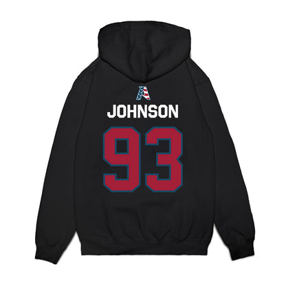 Arkansas - NCAA Football : keiundre johnson - Patriotic Collection Premium Hooded Sweatshirt-1