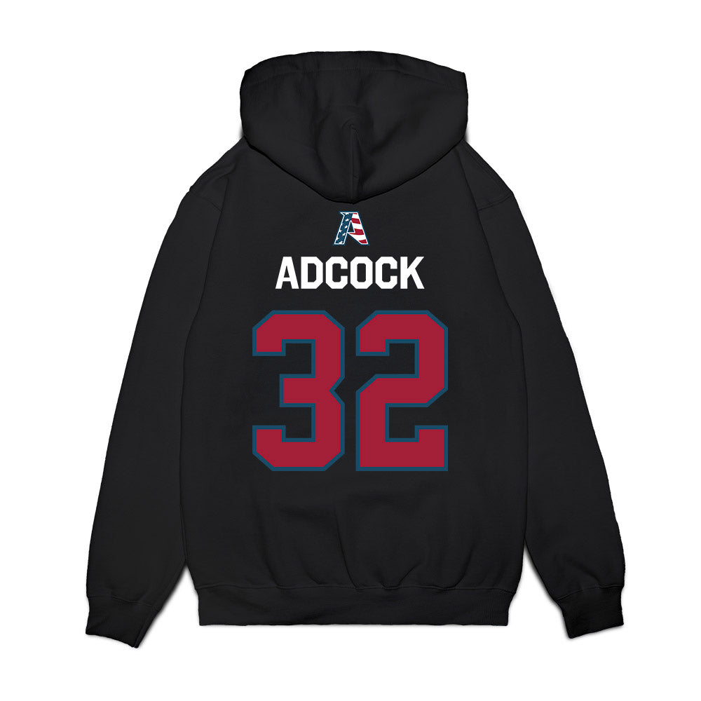 Arkansas - NCAA Football : Matt Adcock - Patriotic Collection Premium Hooded Sweatshirt-1