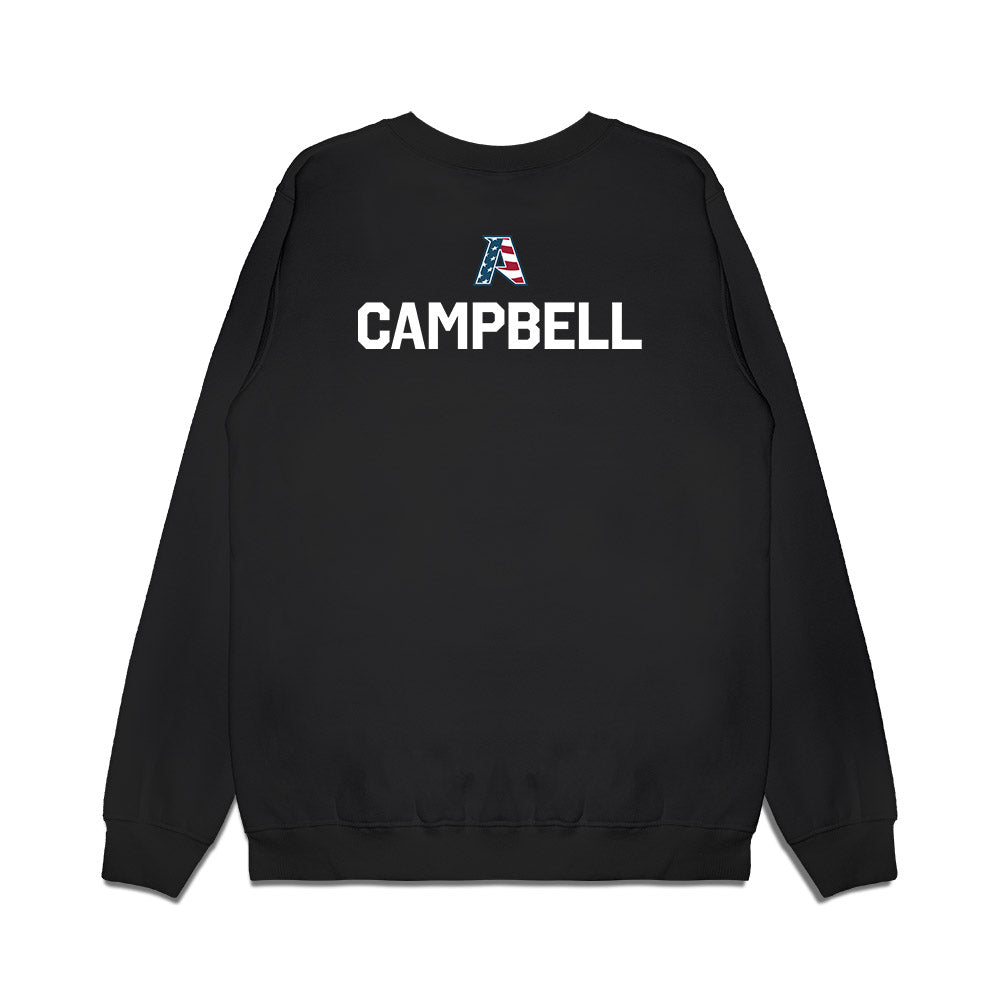 Arkansas - NCAA Women's Track & Field : Abigail Campbell - Patriotic Collection Premium Crewneck Sweatshirt-1
