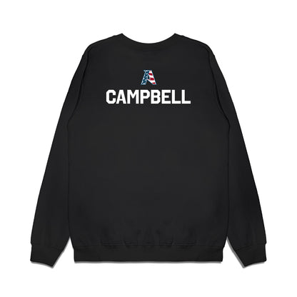 Arkansas - NCAA Women's Track & Field : Abigail Campbell - Patriotic Collection Premium Crewneck Sweatshirt-1