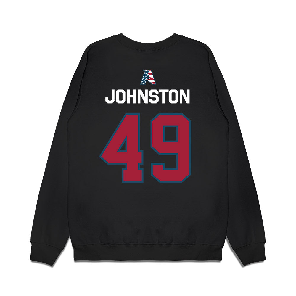 Arkansas - NCAA Football : Adam Johnston - Patriotic Collection Premium Crewneck Sweatshirt-1