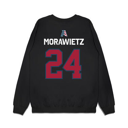Arkansas - NCAA Women's Soccer : Kayla Morawietz - Patriotic Collection Premium Crewneck Sweatshirt-1
