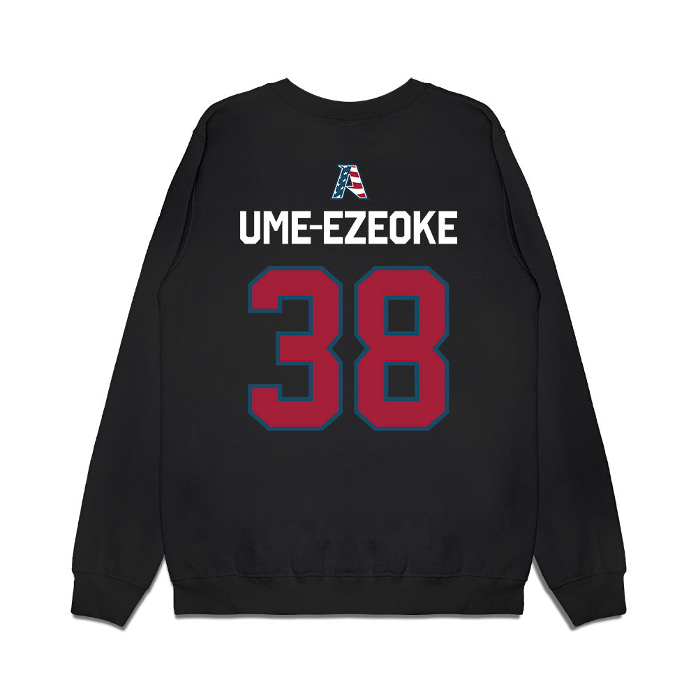 Arkansas - NCAA Football : Bradley Ume-Ezeoke - Patriotic Collection Premium Crewneck Sweatshirt-1