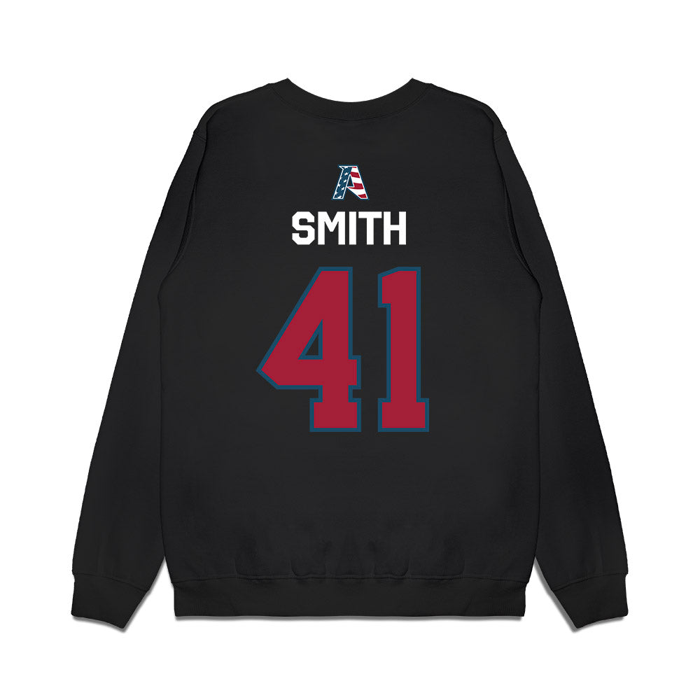 Arkansas - NCAA Football : Connor Smith - Patriotic Collection Premium Crewneck Sweatshirt-1