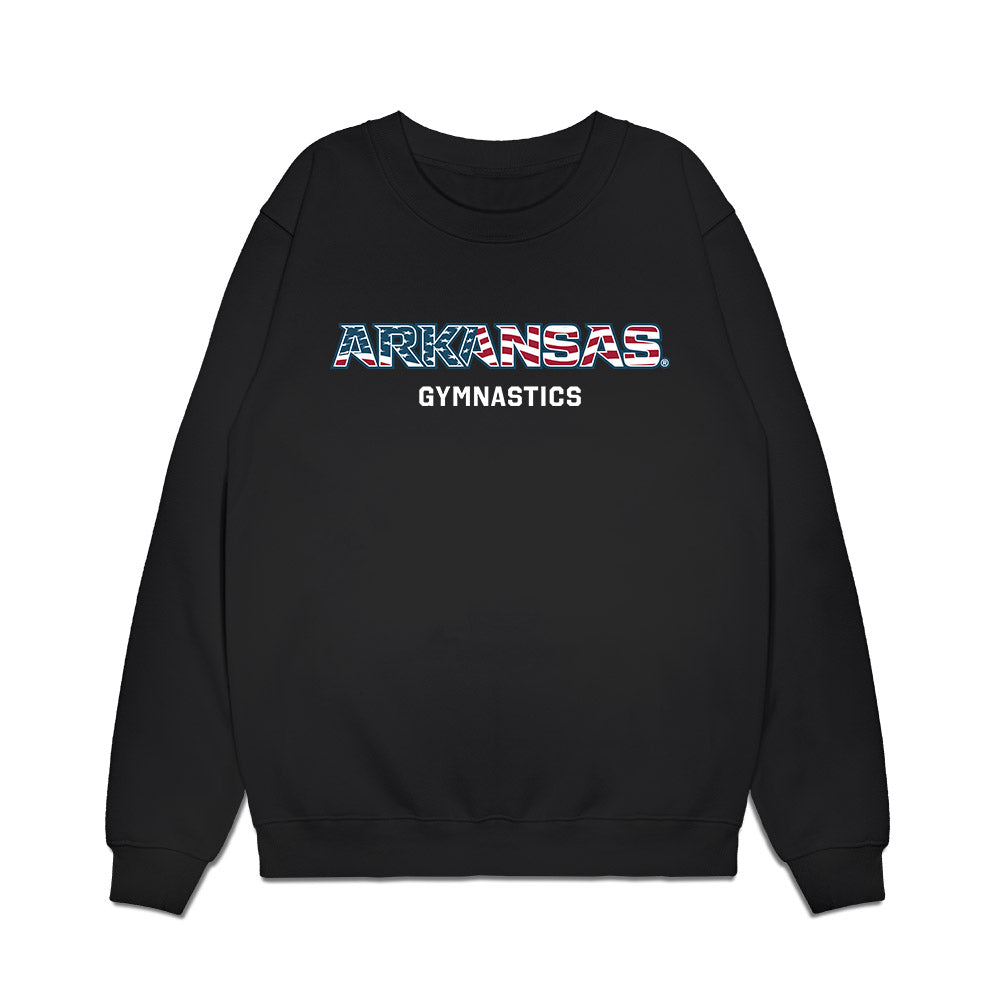 Arkansas - NCAA Women's Gymnastics : Hailey Klein - Patriotic Collection Premium Crewneck Sweatshirt-0
