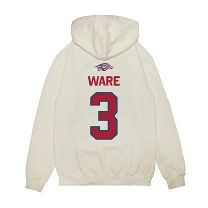 Arkansas - NCAA Women's Basketball : Harmonie Ware - Patriotic Collection Premium Hooded Sweatshirt-1