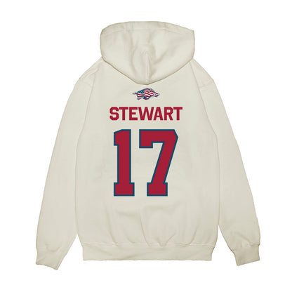 Arkansas - NCAA Baseball : Zack Stewart - Patriotic Collection Premium Hooded Sweatshirt-1