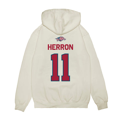 Arkansas - NCAA Softball : Robyn Herron - Patriotic Collection Premium Hooded Sweatshirt-1
