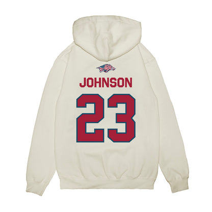 Arkansas - NCAA Softball : Reagan Johnson - Patriotic Collection Premium Hooded Sweatshirt-1