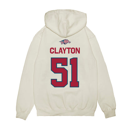 Arkansas - NCAA Football : Carey Clayton - Patriotic Collection Premium Hooded Sweatshirt-1