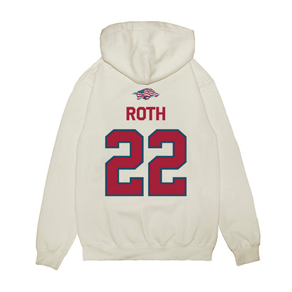 Arkansas - NCAA Women's Volleyball : Ava Roth - Patriotic Collection Premium Hooded Sweatshirt-1