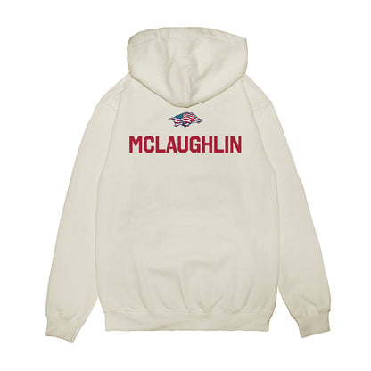 Arkansas - NCAA Men's Golf : Jackson McLaughlin - Patriotic Collection Premium Hooded Sweatshirt-1