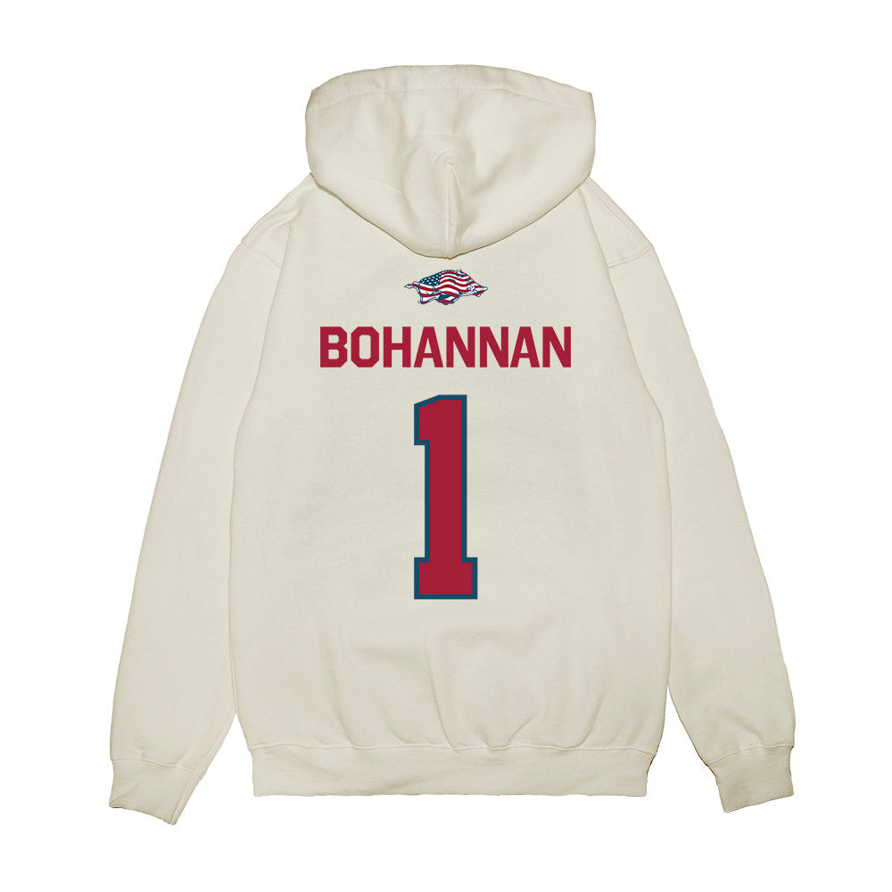 Arkansas - NCAA Women's Volleyball : Laci Bohannan - Patriotic Collection Premium Hooded Sweatshirt-1