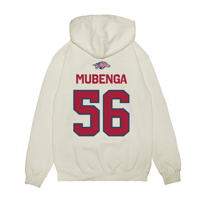 Arkansas - NCAA Football : Ben Mubenga - Patriotic Collection Premium Hooded Sweatshirt-1