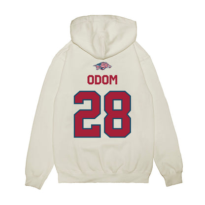 Arkansas - NCAA Football : Trajen Odom - Patriotic Collection Premium Hooded Sweatshirt-1