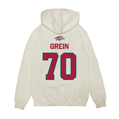 Arkansas - NCAA Football : Dan Grein - Patriotic Collection Premium Hooded Sweatshirt-1