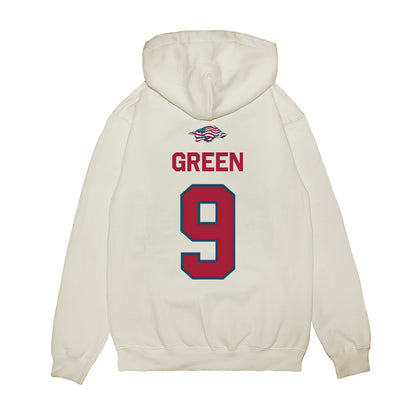 Arkansas - NCAA Women's Soccer : Londyn Green - Patriotic Collection Premium Hooded Sweatshirt-1