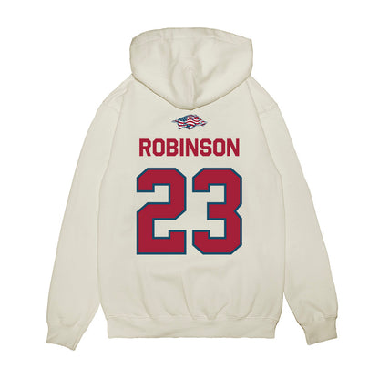 Arkansas - NCAA Women's Basketball : Emily Robinson - Patriotic Collection Premium Hooded Sweatshirt-1