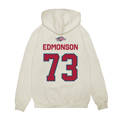Arkansas - NCAA Football : Brooks Edmonson - Patriotic Collection Premium Hooded Sweatshirt-1