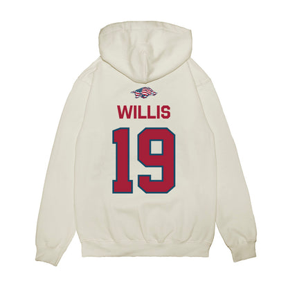 Arkansas - NCAA Baseball : Carson Willis - Patriotic Collection Premium Hooded Sweatshirt-1