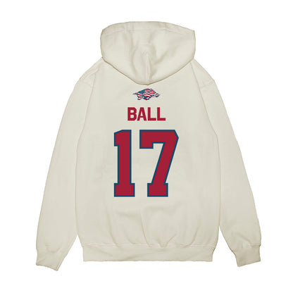 Arkansas - NCAA Women's Soccer : Kennedy Ball - Patriotic Collection Premium Hooded Sweatshirt-1