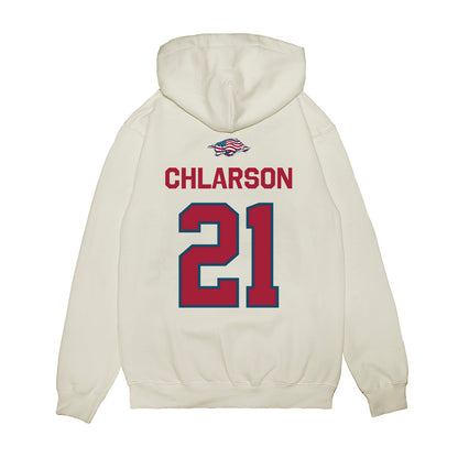 Arkansas - NCAA Women's Basketball : Ashlynn Chlarson - Patriotic Collection Premium Hooded Sweatshirt-1