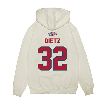 Arkansas - NCAA Baseball : Hunter Dietz - Patriotic Collection Premium Hooded Sweatshirt-1
