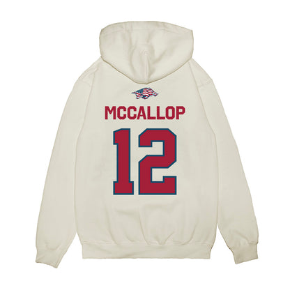 Arkansas - NCAA Women's Basketball : Grace McCallop - Patriotic Collection Premium Hooded Sweatshirt-1
