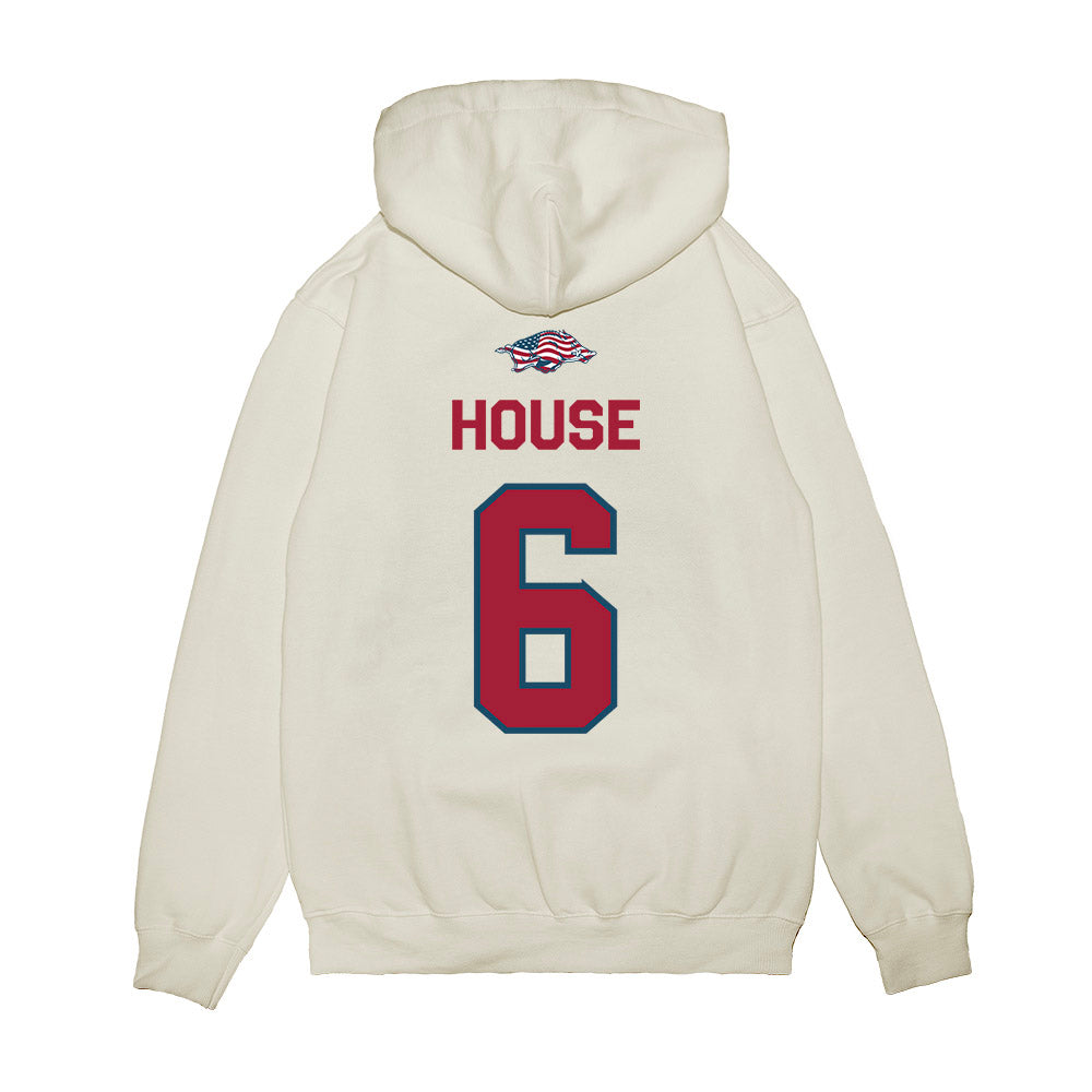 Arkansas - NCAA Football : Khmori House - Patriotic Collection Premium Hooded Sweatshirt-1