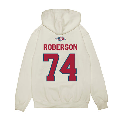 Arkansas - NCAA Football : Terence Roberson - Patriotic Collection Premium Hooded Sweatshirt-1
