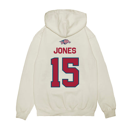 Arkansas - NCAA Women's Soccer : Sabrina Jones - Patriotic Collection Premium Hooded Sweatshirt-1