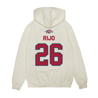 Arkansas - NCAA Softball : Atalyia Rijo - Patriotic Collection Premium Hooded Sweatshirt-1